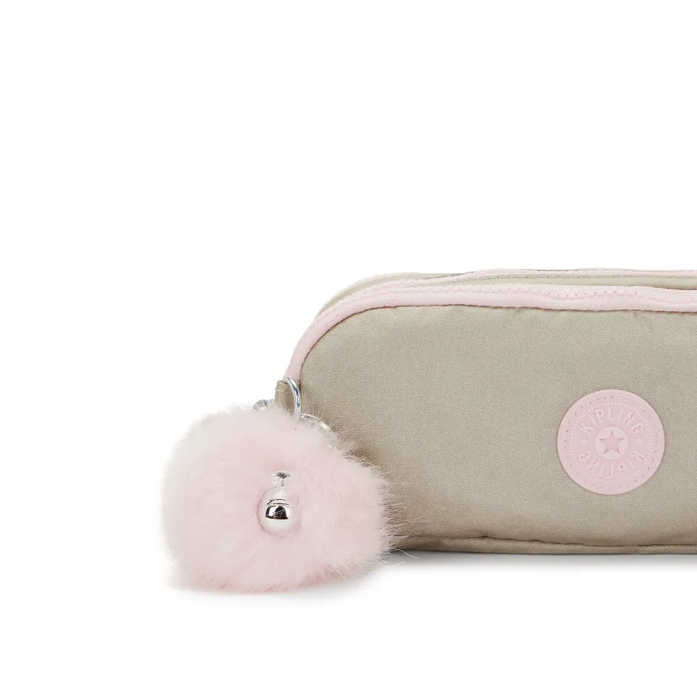 Estojo Kipling Gitroy Dourado