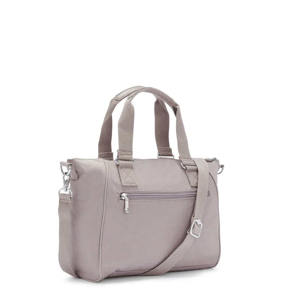 Bolsa Kipling Amiel Cinza