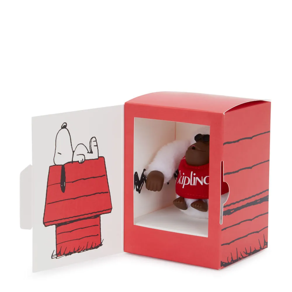 Chaveiro Kipling Peanuts Monkey Branco