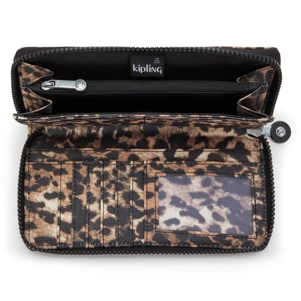 Carteira Kipling Money World Estampado