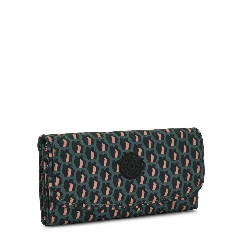 Carteira Kipling Money Land Estampado