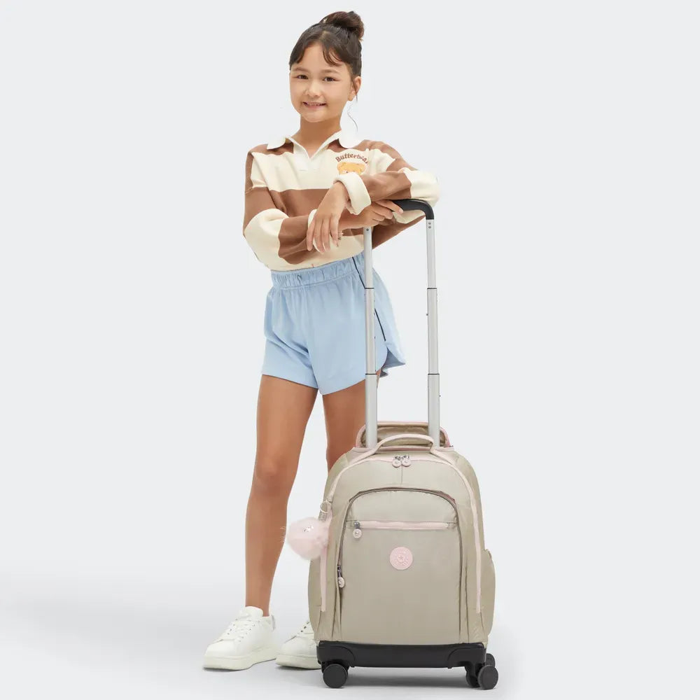 Mochila Kipling New Zea Dourado