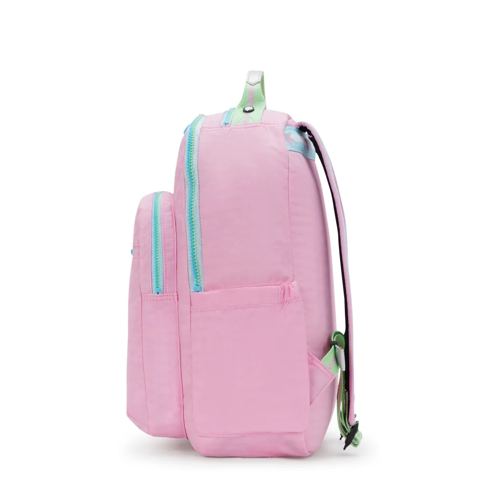 Mochila Kipling Seoul Rosa