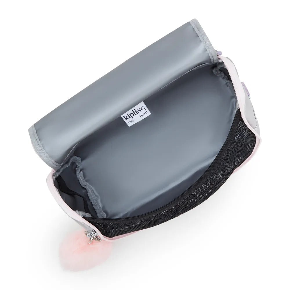 Lancheira Kipling New Kichirou Prata