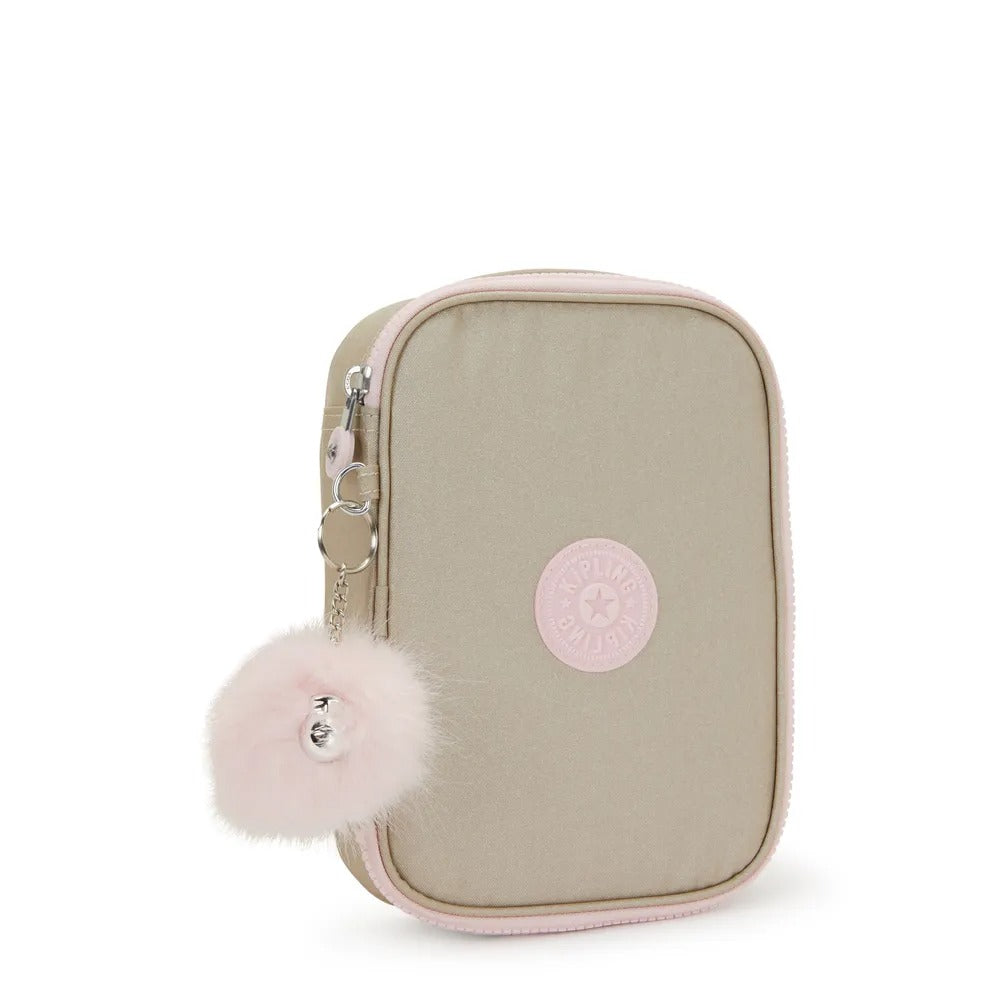 Estojo Kipling 100 Pens Dourado