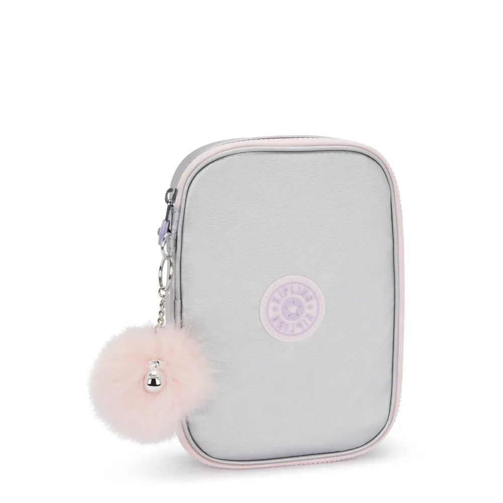 Estojo Kipling 100 Pens Prata