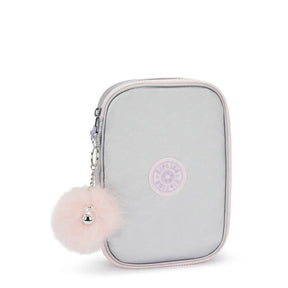 Estojo Kipling 100 Pens Prata