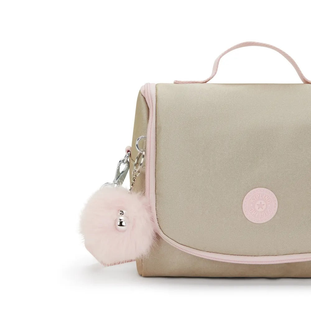 Lancheira Kipling New Kichirou Dourado