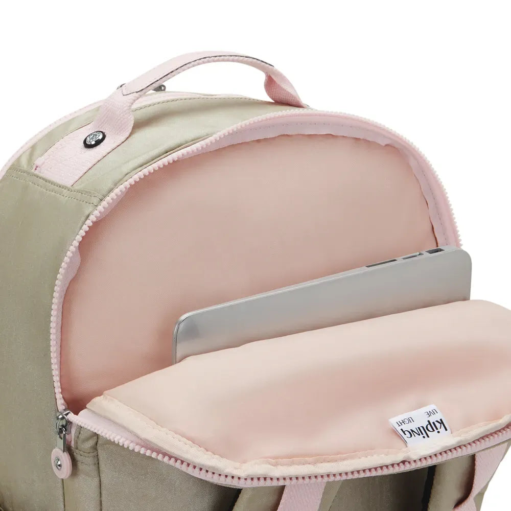 Mochila Kipling Seoul Xl Dourado