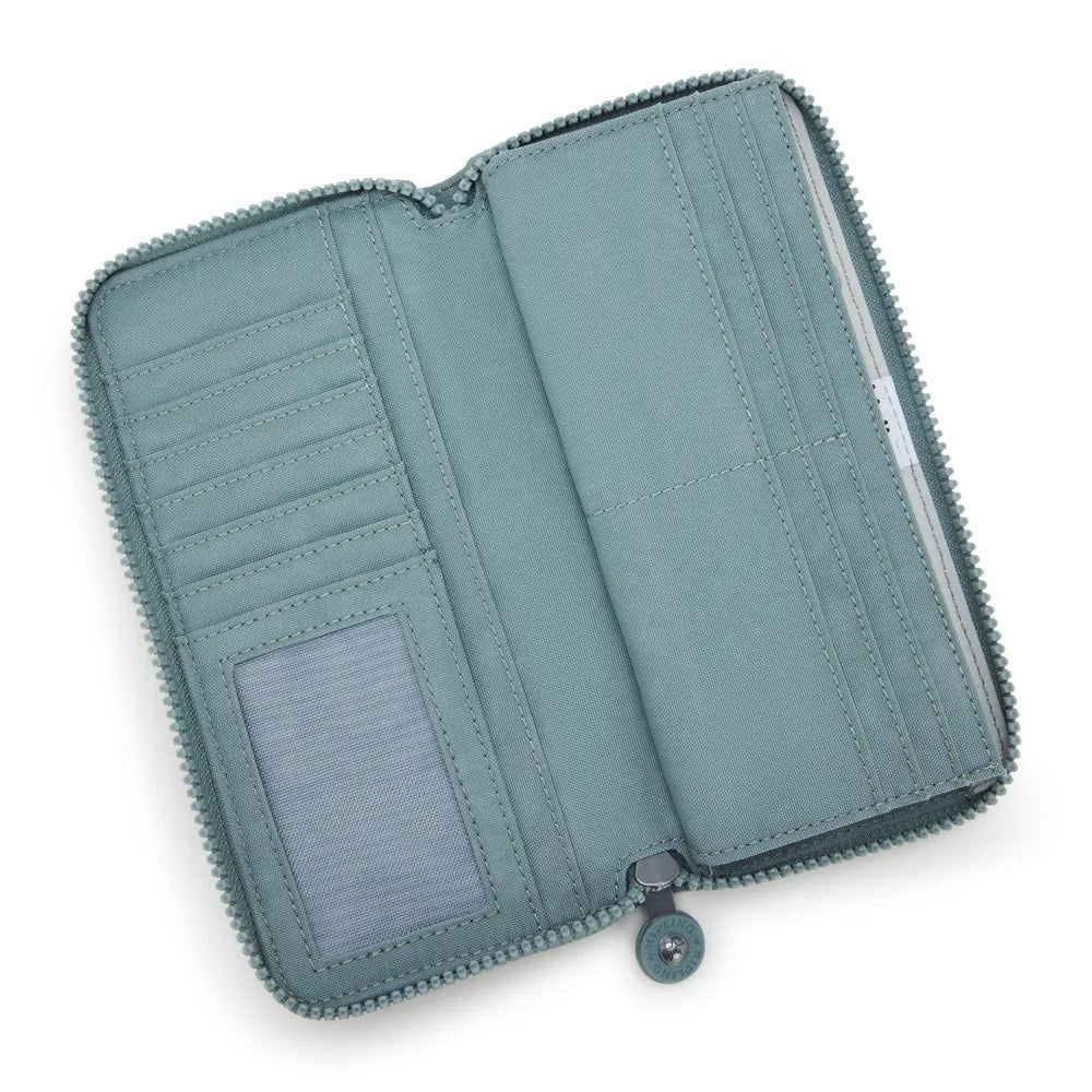 Carteira Kipling Money World Cinza