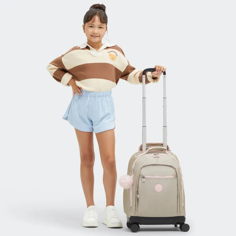 Mochila Kipling New Zea Dourado