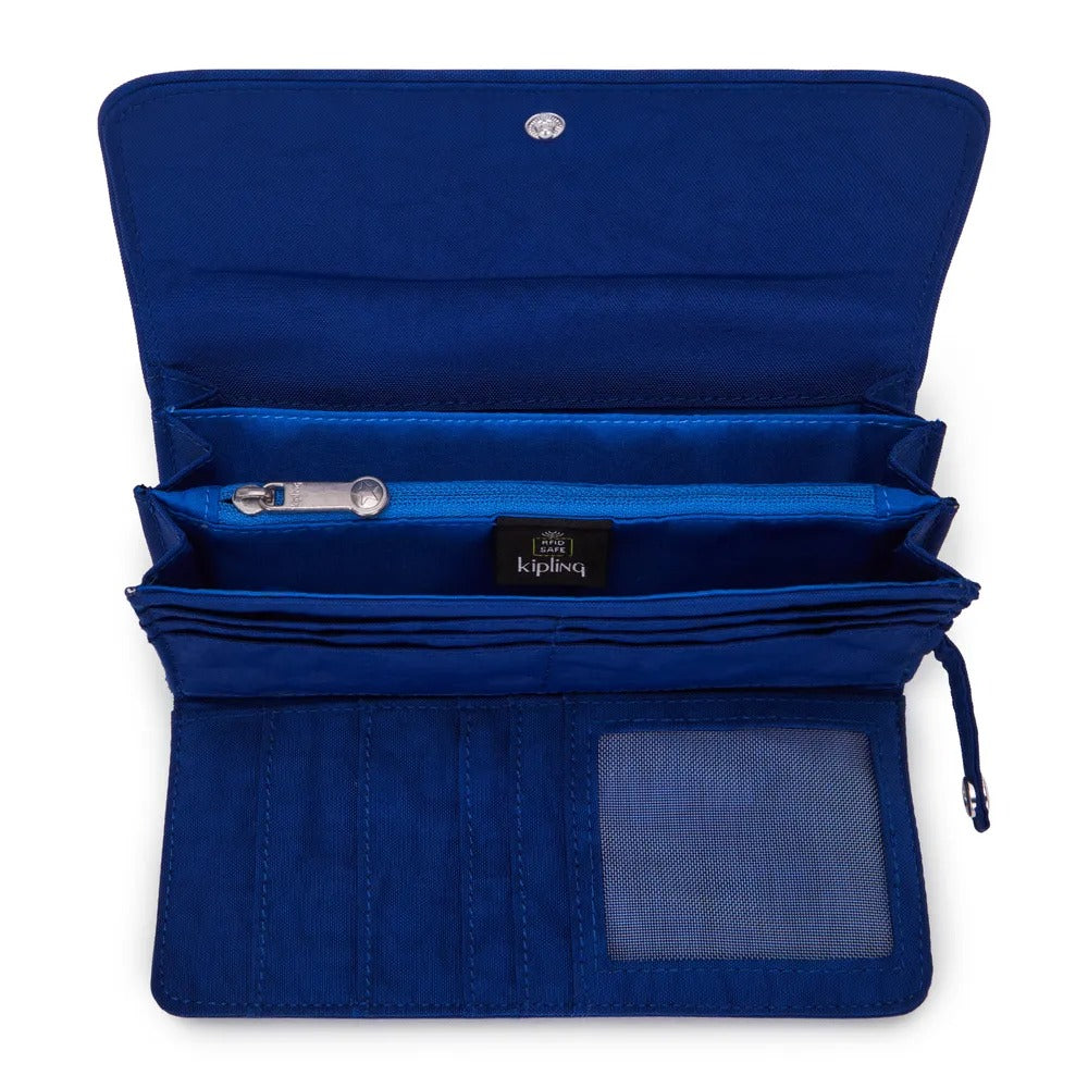 Carteira Kipling Money Land Azul