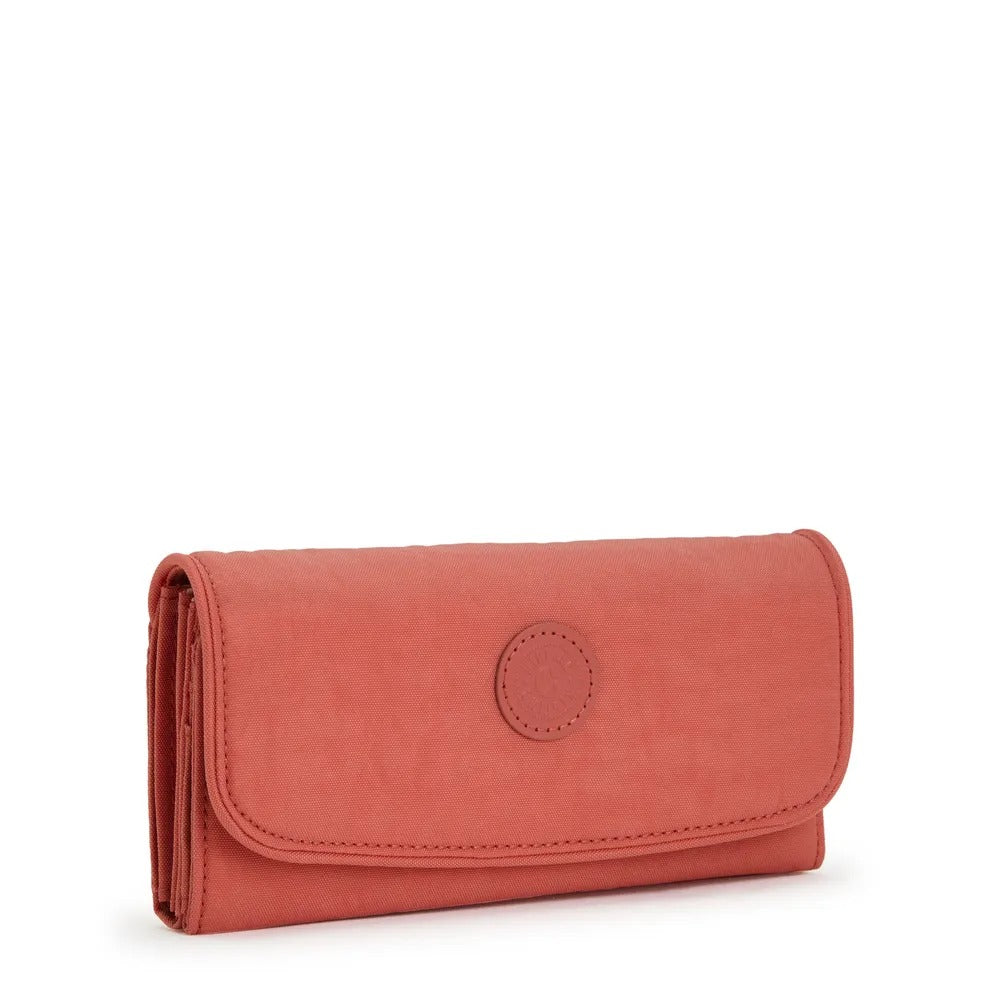 Carteira Kipling Money Land Rosa