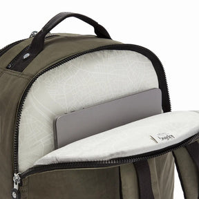 Mochila Kipling Seoul Xl Verde