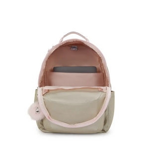 Mochila Kipling Seoul Dourado